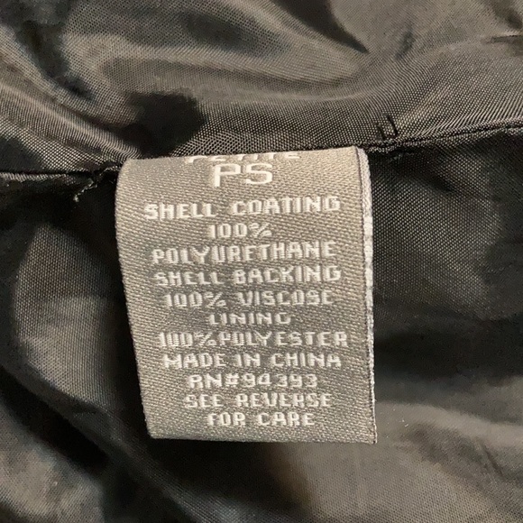 Roz & Ali - Ladies Faux Leather Bomber Jacket - Picture 7 of 10